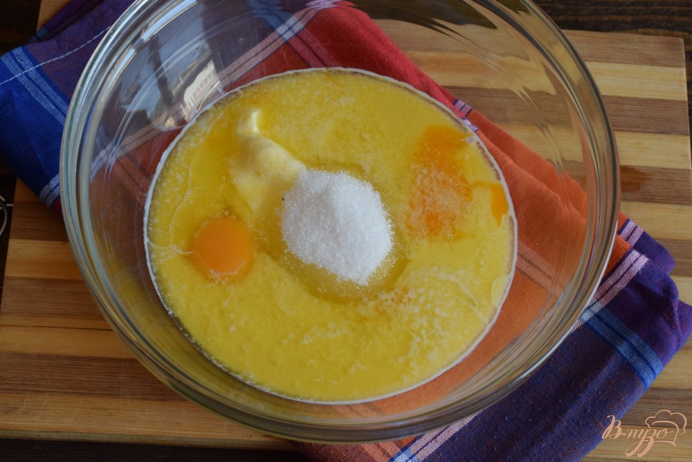 Пирог с маком и сливами Пирог с маком и сливами