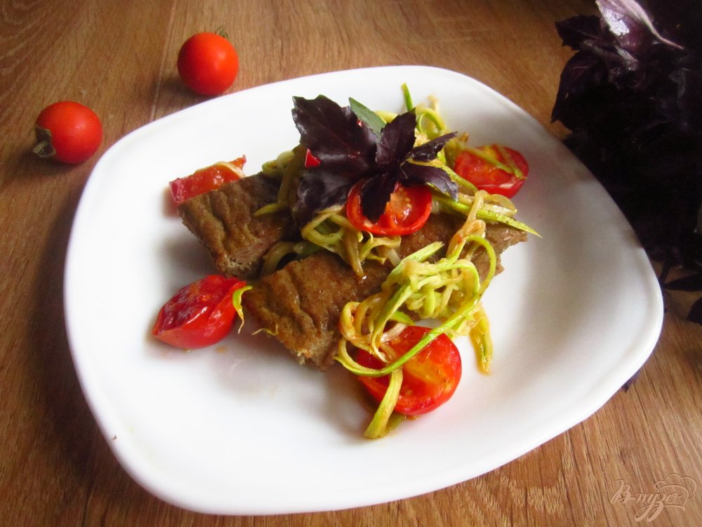 Суфле из печени с овощами Суфле из печени с овощами