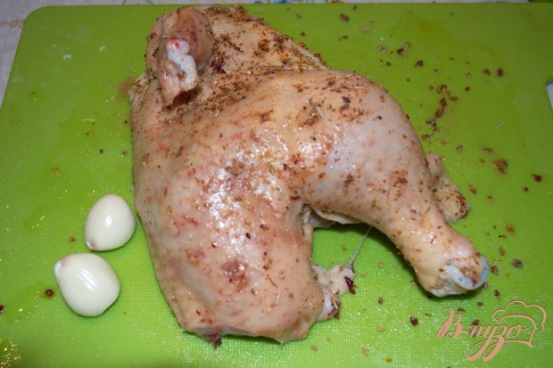 Рецепт Курица в специях и чесноке ( в духовке)