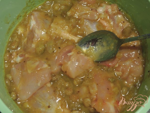Курица в чатни с овощами Курица в чатни с овощами