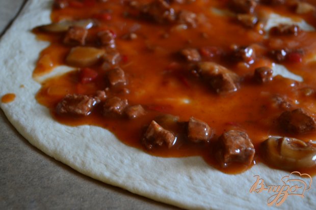 Закусочная лепешка с квашеной капустой Закусочная лепешка с квашеной капустой