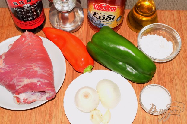 Рецепт Стир- фрай из свинины
