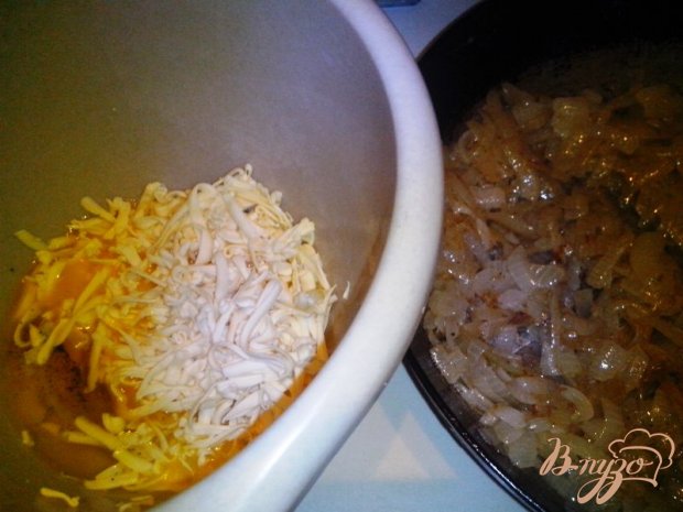 Луковый пирог с сыром Луковый пирог с сыром