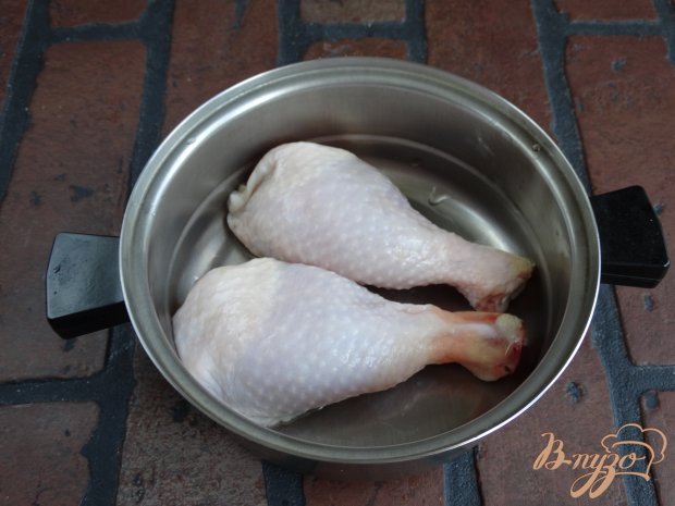 Рецепт Куриные голени с кус-кусом и болгарским перцем
