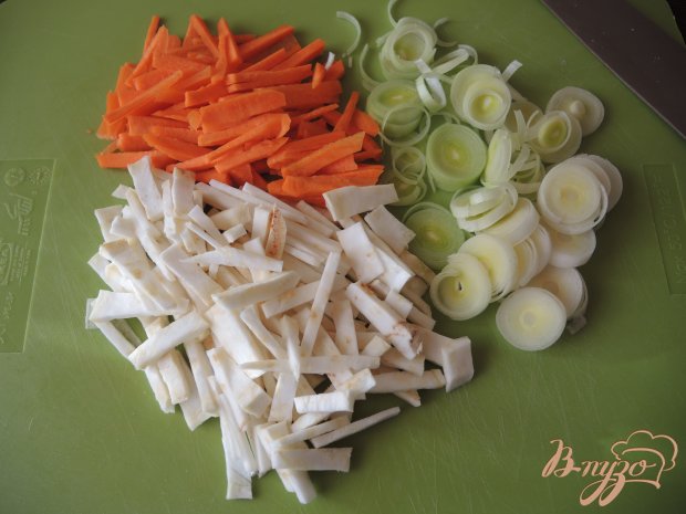 Сырный суп с куриными фрикадельками Сырный суп с куриными фрикадельками