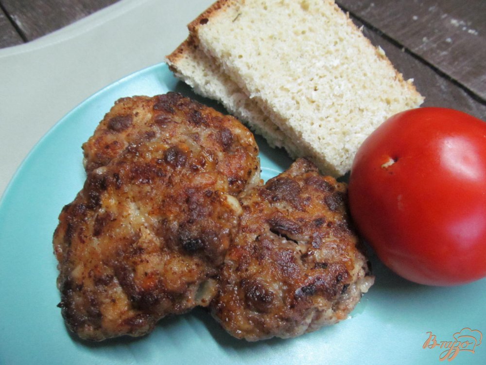 Котлеты из рубленной баранины с овощами Котлеты из рубленной баранины с овощами