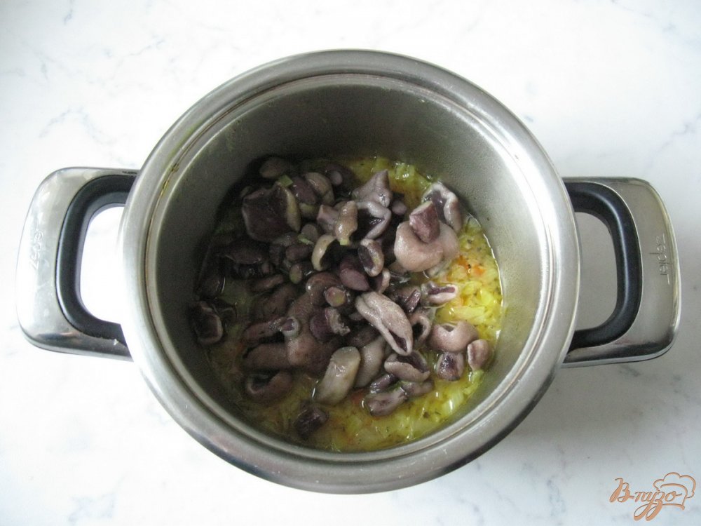 Плов с маслятами Плов с маслятами