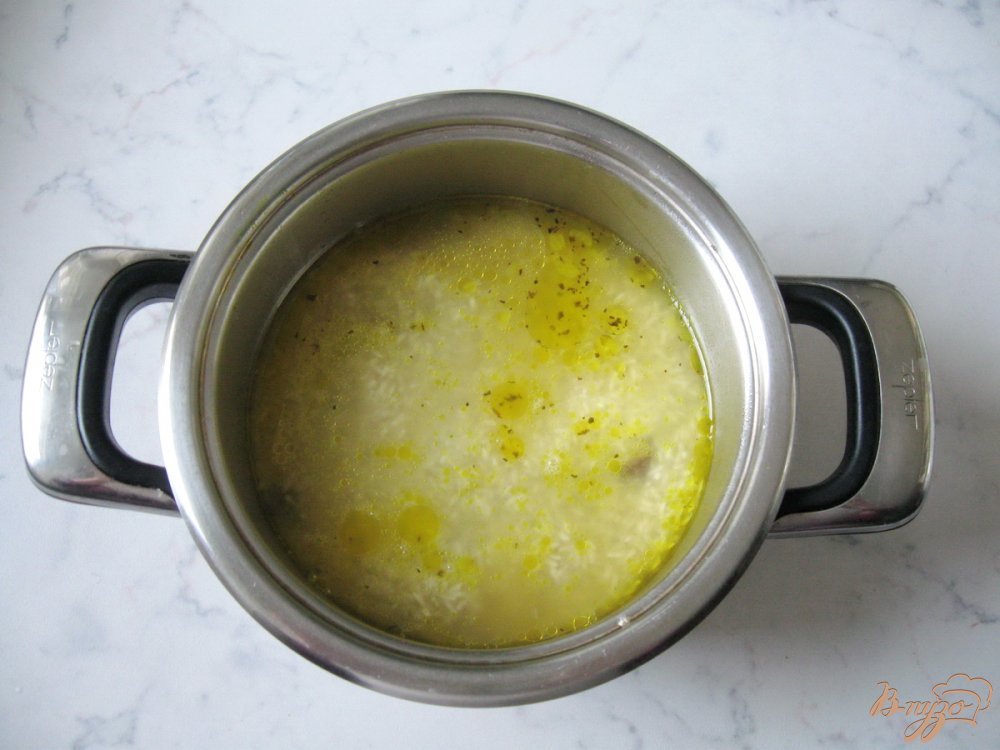 Плов с маслятами Плов с маслятами