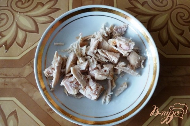 Рецепт Салат с куриным мясом и малиной