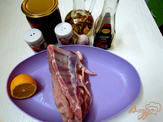 Рецепт Свиные рёбрышки в рукаве в духовке