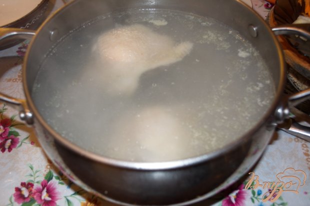 Рецепт Борщ на курице с жареной капустой