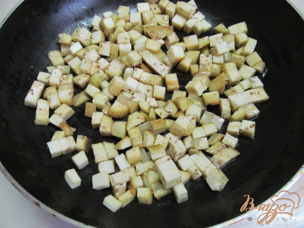 Рецепт Теплый салат из баклажана и курицы