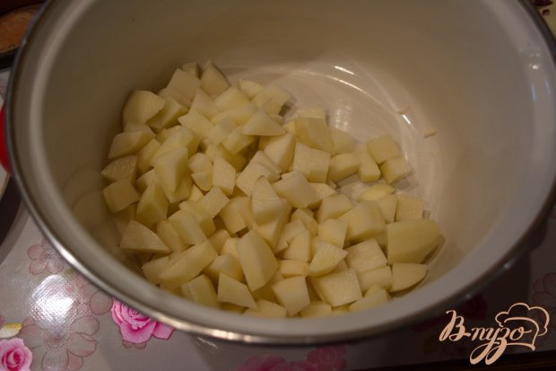 Домашняя сборная солянка с картошкой Домашняя сборная солянка с картошкой
