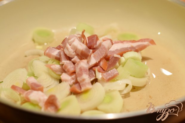 Макароны с беконом и мидиями Макароны с беконом и мидиями