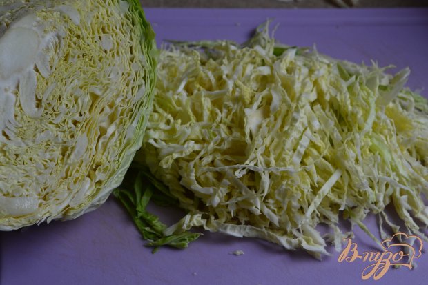 Рецепт Салат из савойской капусты с ветчиной