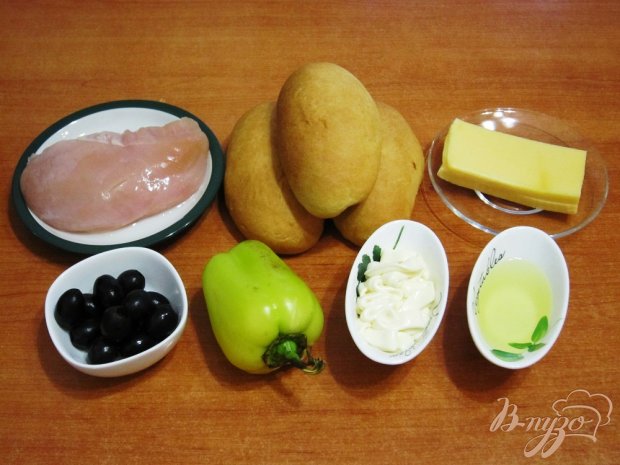 Рецепт Сэндвичи с курицей и перцем
