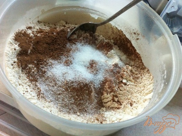 Рецепт Шоколадный бисквит с пудингом