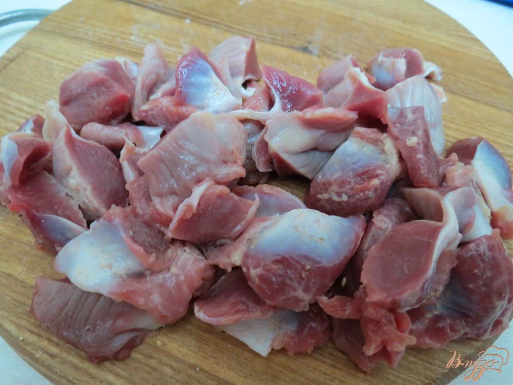 Куриные желудочки в соусе Куриные желудочки в соусе