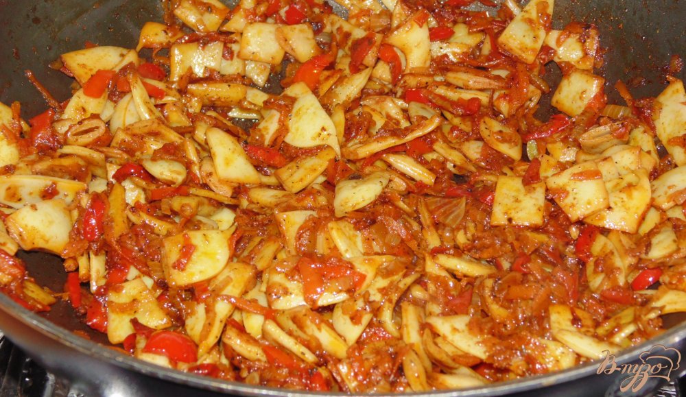 Стручковая фасоль с овощами Стручковая фасоль с овощами