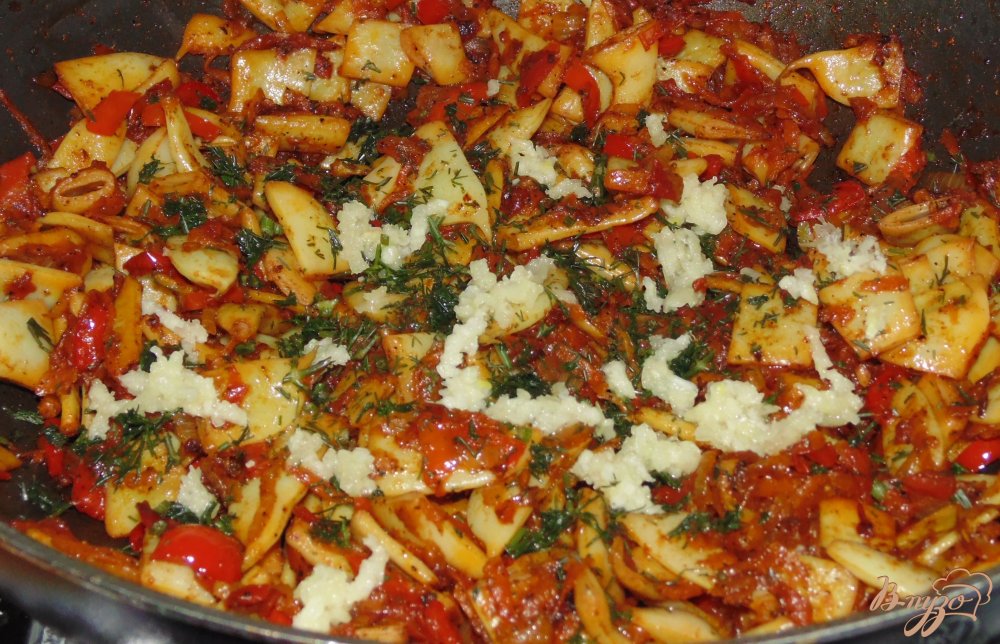 Стручковая фасоль с овощами Стручковая фасоль с овощами