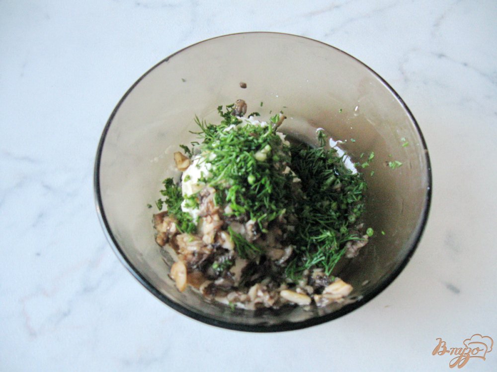 Канапе с творогом и грибами. Канапе с творогом и грибами.
