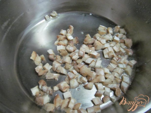 Рецепт Запеканка со свининой овощами и вермишелью под грибным соусом