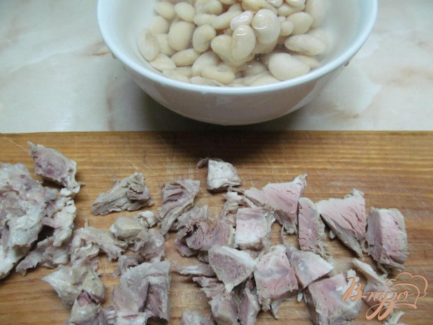 Рецепт Салат из мяса свинины и фасоли