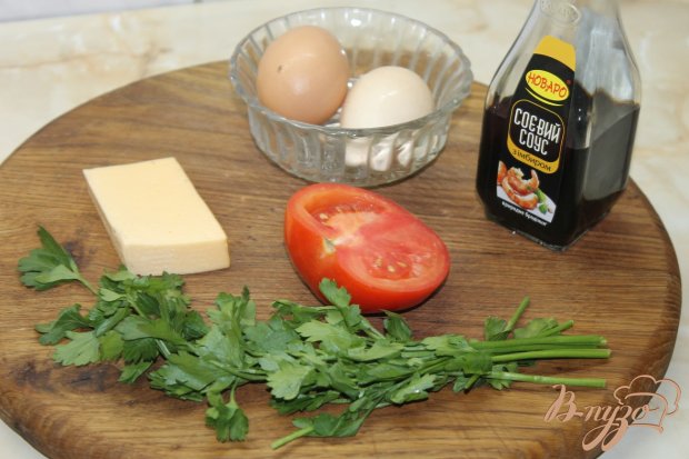 Рецепт Омлет с соевым соусом и сыром
