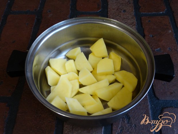 Рецепт Печень тушеная с тыквой и картофелем
