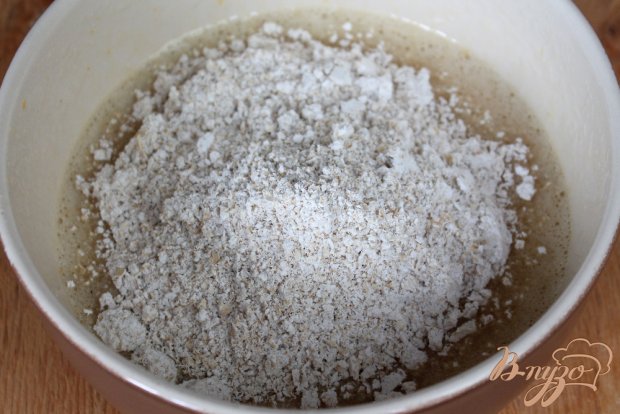 Овсяное печенье на подсолнечное масле, с орехами Овсяное печенье на подсолнечное масле, с орехами