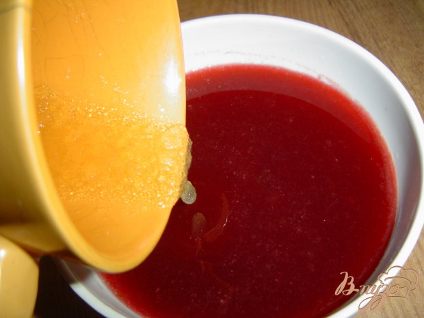 Рецепт Молочный кисель с вишневым желе