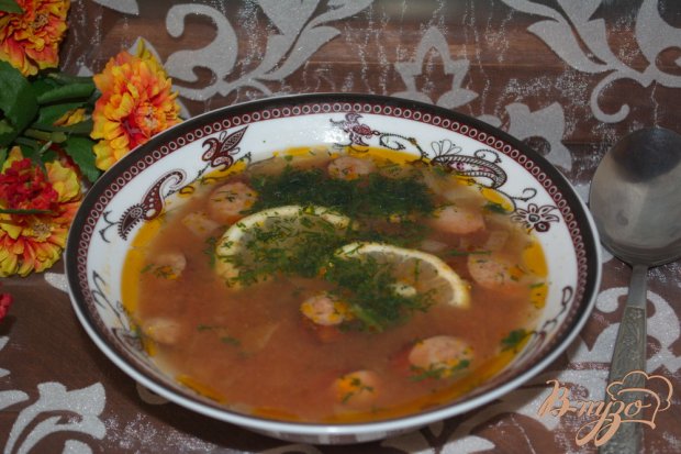 Солянка домашняя с ветчиной, сосисками Солянка домашняя с ветчиной, сосисками