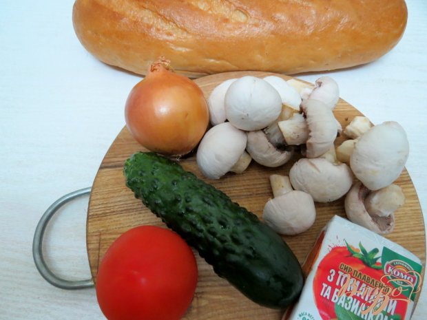 Канапе с грибами Канапе с грибами