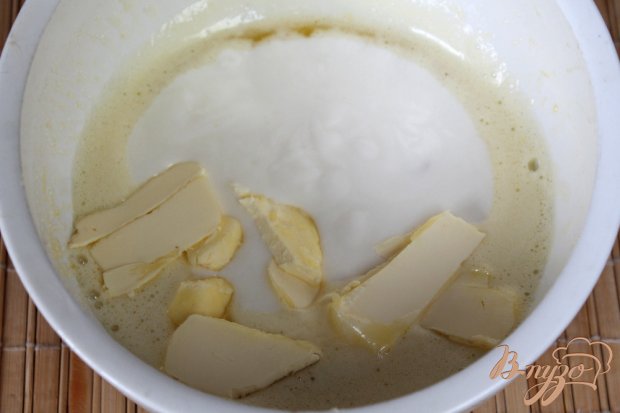 Кукурузный пирог с творогом и абрикосом Кукурузный пирог с творогом и абрикосом