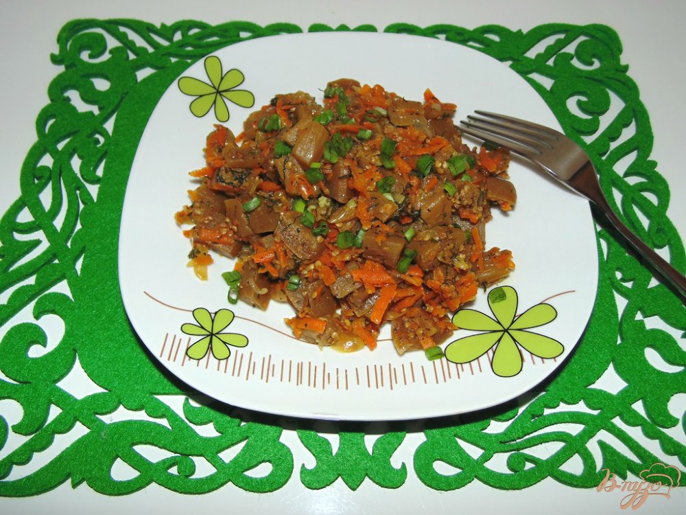 Баклажаны с луком и морковью Баклажаны с луком и морковью