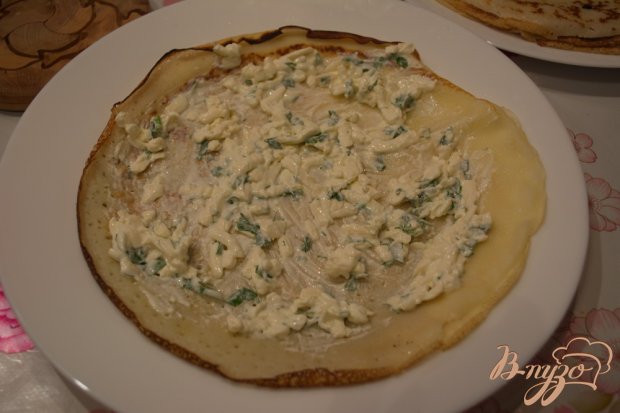 Пирог из блинов с шампиньонами Пирог из блинов с шампиньонами