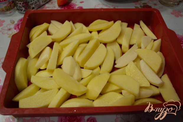 Картофель с куриными отбивными в духовке Картофель с куриными отбивными в духовке