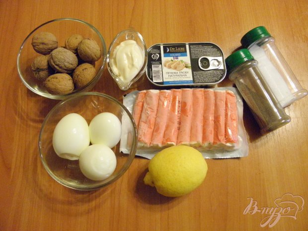 Салат из морепродуктов Салат из морепродуктов