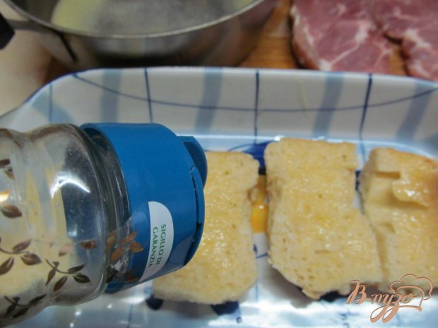 Гренки со свининой Гренки со свининой