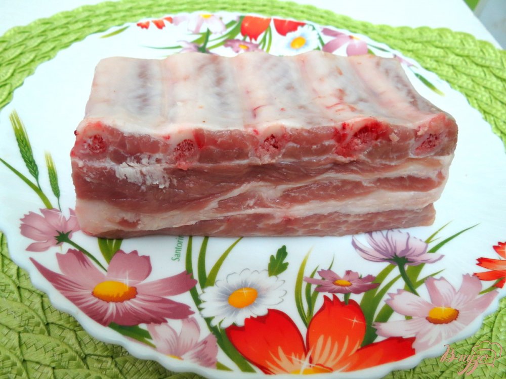 Рёбрышки запеченные в рукаве с картофелем Рёбрышки запеченные в рукаве с картофелем