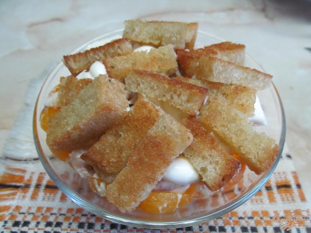 Салат из индейки с мандарином Салат из индейки с мандарином