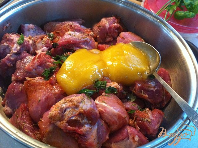 Мясо в травах и специях по грузински Мясо в травах и специях по грузински