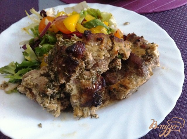 Мясо в травах и специях по грузински Мясо в травах и специях по грузински