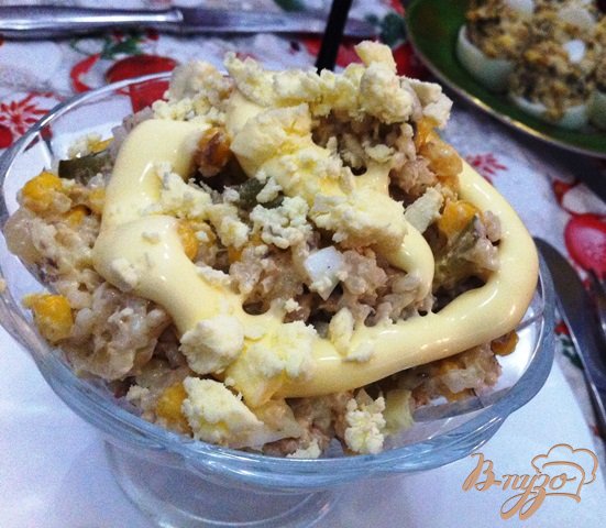 Салат с рисом и тунцом Салат с рисом и тунцом