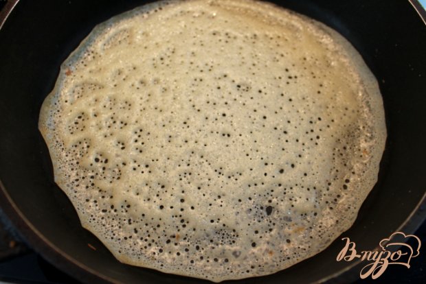 Закусочные блины с фасолью и шампиньонами Закусочные блины с фасолью и шампиньонами