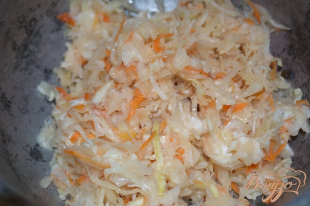 Картофель тушеный с квашенной капустой и грудинкой Картофель тушеный с квашенной капустой и грудинкой