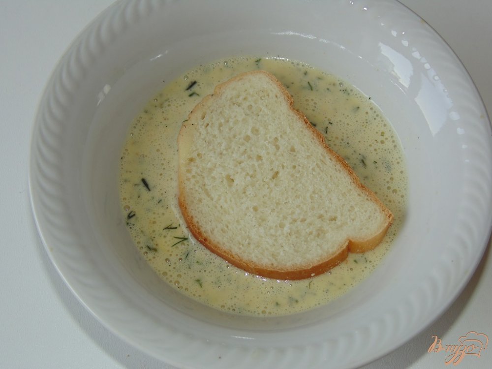 Яичные гренки с укропом Яичные гренки с укропом
