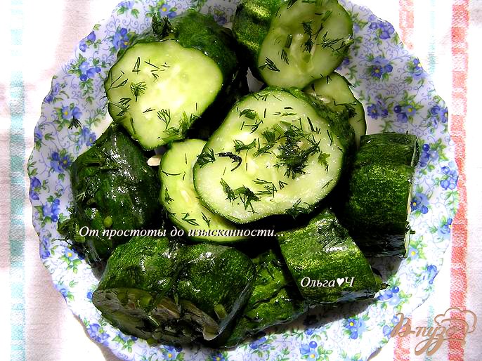 Малосольные огурцы (в пакете) Малосольные огурцы (в пакете)