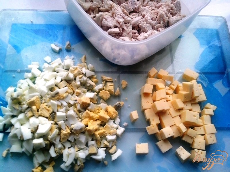 Салат куриный с ананасами Салат куриный с ананасами