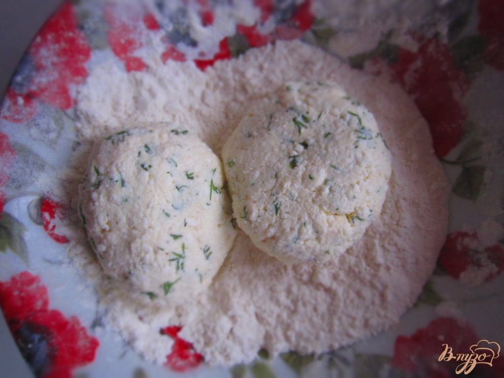 Сырники с укропом Сырники с укропом